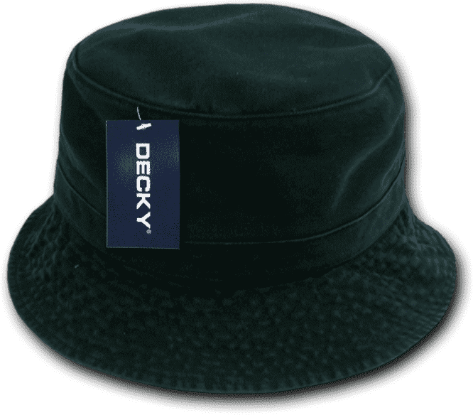 Decky 961 Polo Bucket Hat - Black - HIT a Double