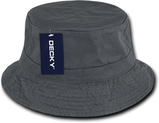 Decky 961 Polo Bucket Hat - Charcoal - HIT a Double