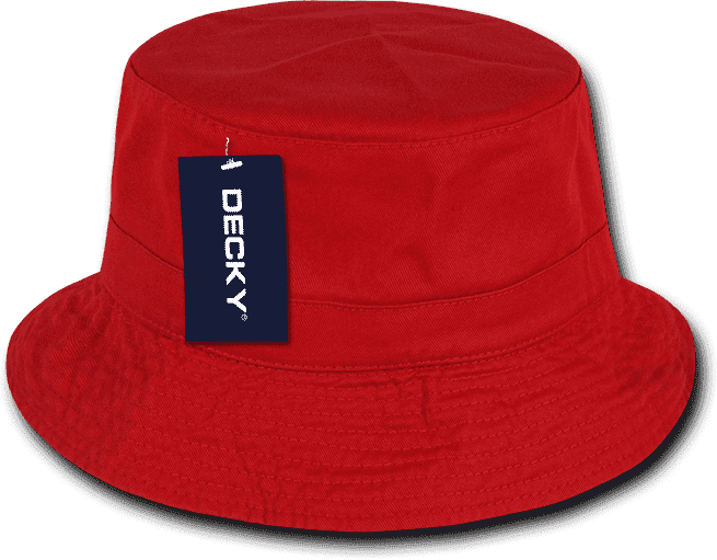 Decky 961 Polo Bucket Hat - Red - HIT a Double