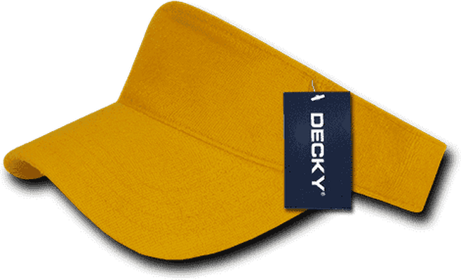 Decky 996 Terry Visor - Yellow - HIT a Double