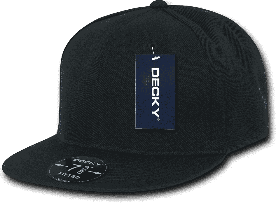 Decky RP1 Retro Fitted Cap - Black - HIT a Double
