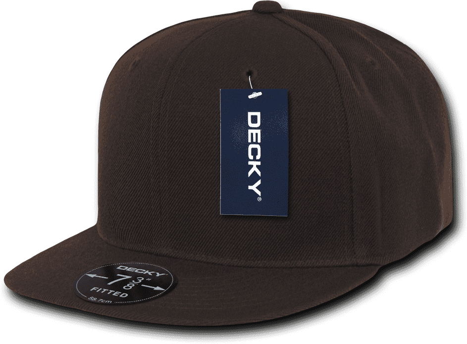 Decky RP1 Retro Fitted Cap - Brown - HIT a Double