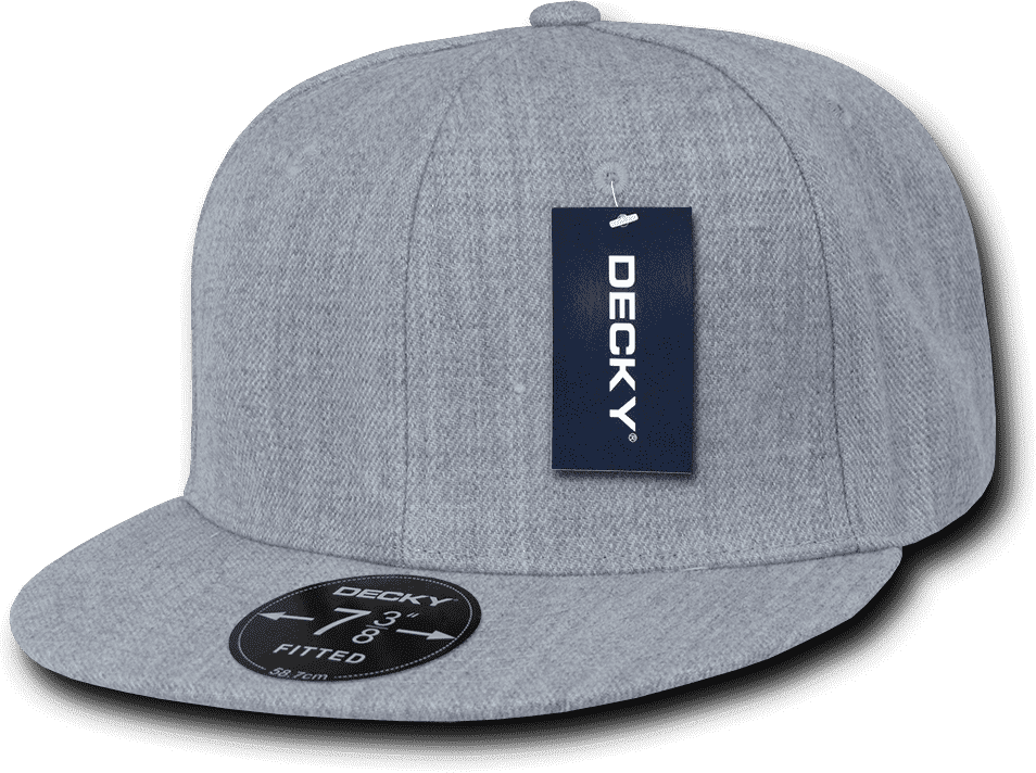 Decky RP1 Retro Fitted Cap - Heather Gray - HIT a Double