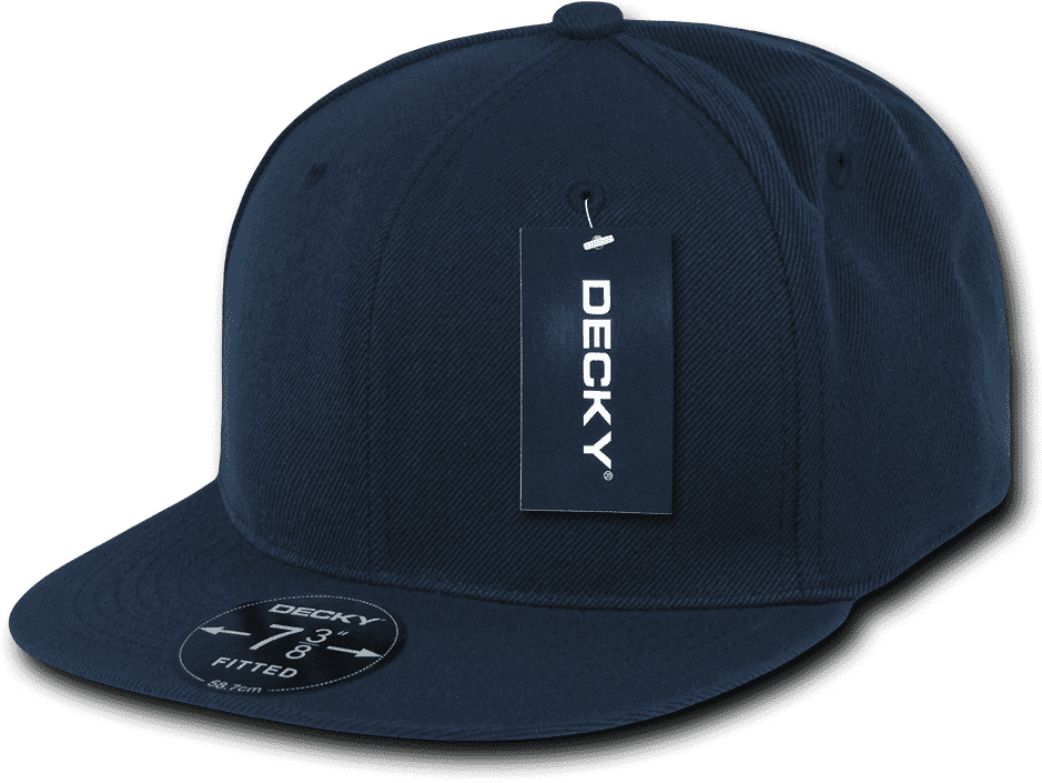 Decky RP1 Retro Fitted Cap - Navy - HIT a Double