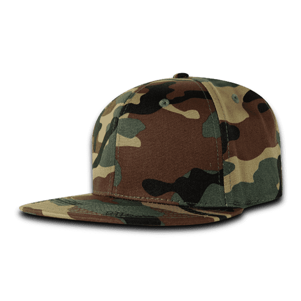 Decky RP1 Retro Fitted Cap - Woodland Camo - HIT a Double