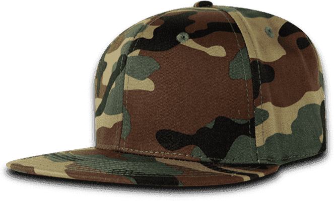 Decky RP1 Retro Fitted Cap - Woodland Camo - HIT a Double