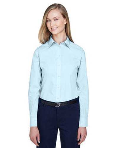 Devon & Jones D620W Ladies' Crown Woven Collection Solid Broadcloth - Crystal Blue - HIT a Double