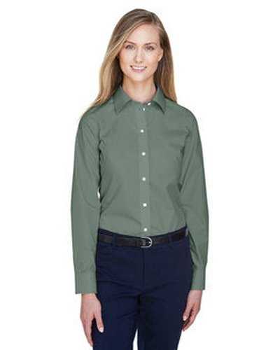 Devon &amp; Jones D620W Ladies&#39; Crown Woven Collection Solid Broadcloth - Dill - HIT a Double