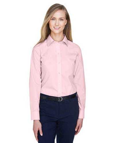 Devon &amp; Jones D620W Ladies&#39; Crown Woven Collection Solid Broadcloth - Pink - HIT a Double