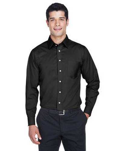 Devon &amp; Jones DG530T Men&#39;s Tall Crown Woven Collection Solid Stretch Twill - Black - HIT a Double
