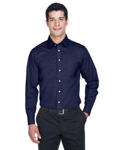 Devon & Jones DG530T Men's Tall Crown Woven Collection Solid Stretch Twill - Navy - HIT a Double