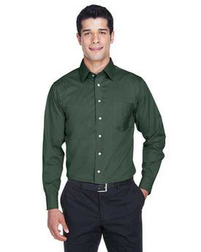 Devon &amp; Jones DG530 Men&#39;s Crown Woven Collection Solid Stretch Twill - Forest - HIT a Double