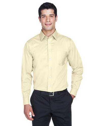 Devon &amp; Jones DG530 Men&#39;s Crown Woven Collection Solid Stretch Twill - Transprnt Yellow - HIT a Double