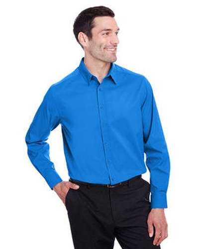 Devon &amp; Jones DG542 Men&#39;s Crownlux Performance Stretch Shirt - French Blue - HIT a Double
