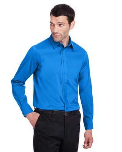 Devon & Jones DG560 Men's Crown Collection Stretch Broadcloth Slim Fit Shirt - French Blue - HIT a Double