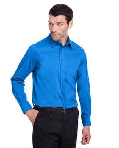 Devon &amp; Jones DG560 Men&#39;s Crown Collection Stretch Broadcloth Slim Fit Shirt - French Blue - HIT a Double