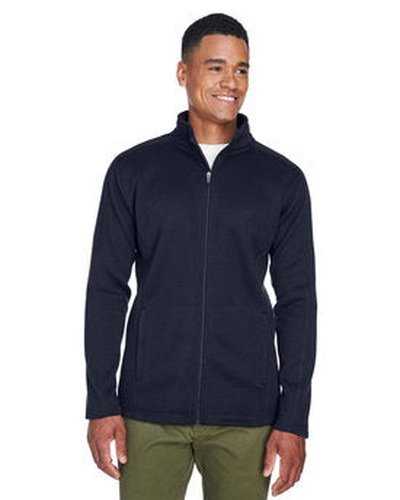 Devon & Jones DG793 Men's Bristol Full-Zip Sweater Fleece Jacket - Navy - HIT a Double