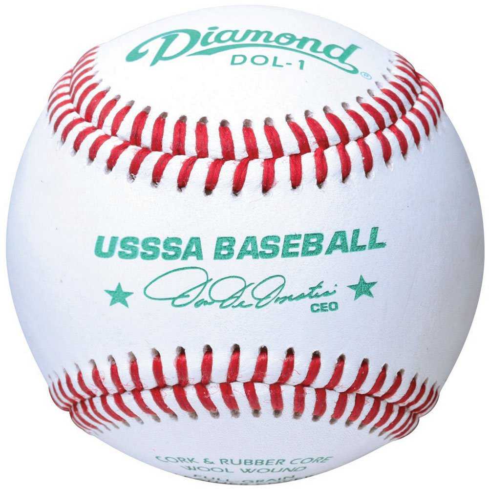 Diamond USSSA DOL-1 Leather Baseball - 1 dozen