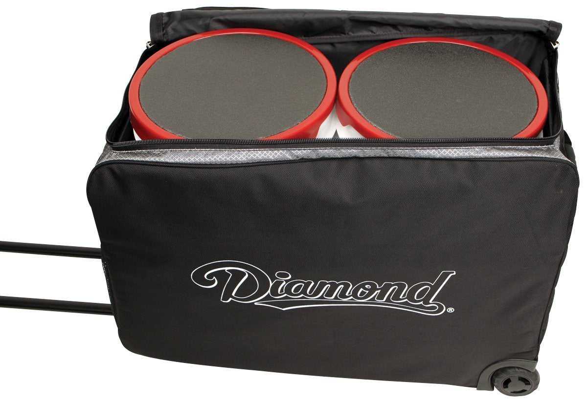 Diamond Wheeled Bucket Bag - Black - HIT a Double