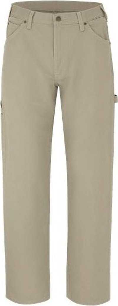 Dickies 1933EXT Duck Carpenter Jeans - Extended Sizes - Rinsed Desert Sand - 37 Unhemmed - HIT a Double - 1