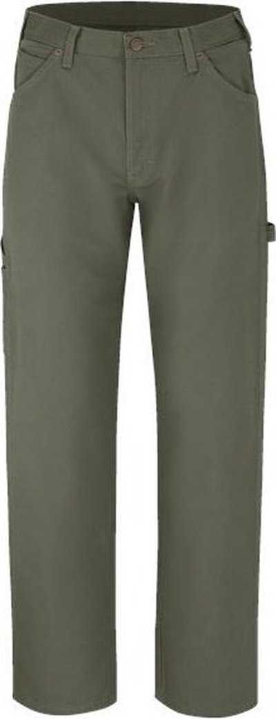 Dickies 1933EXT Duck Carpenter Jeans - Extended Sizes - Rinsed Moss - 37 Unhemmed - HIT a Double - 1