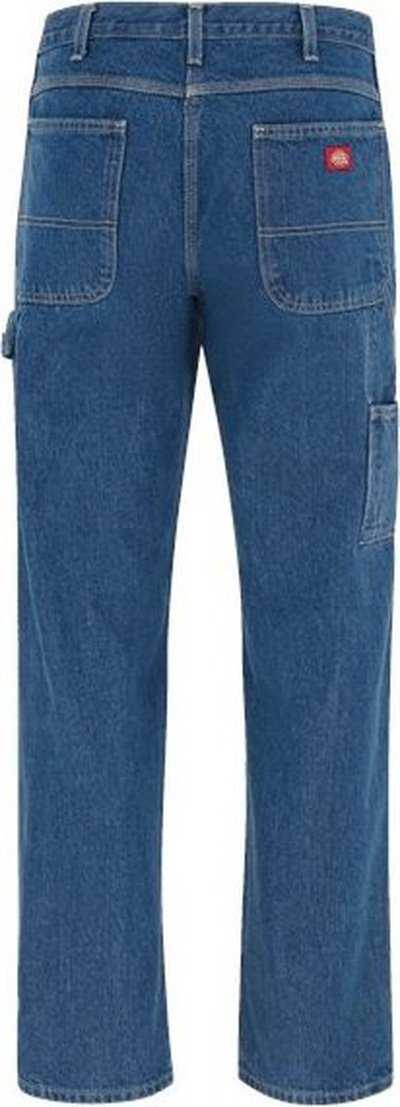 Dickies 1999ODD Carpenter Jeans - Odd Sizes - Rinsed Stonewashed Indigo Blue - 32I - HIT a Double - 2