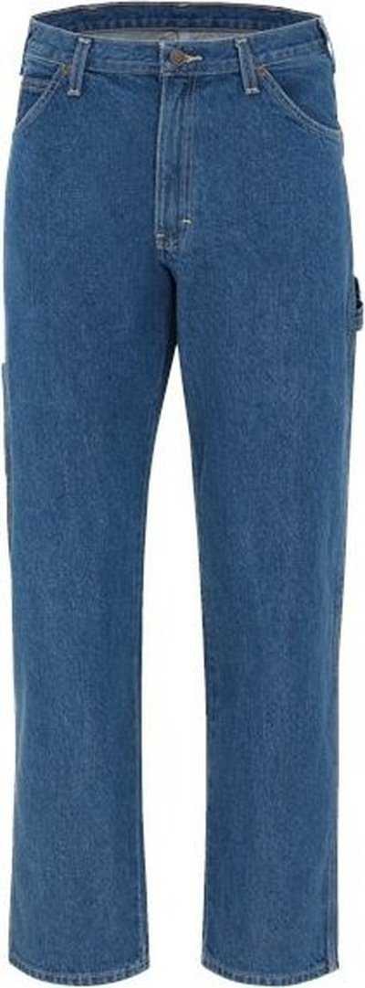 Dickies 1999ODD Carpenter Jeans - Odd Sizes - Rinsed Stonewashed Indigo Blue - 34I - HIT a Double - 1