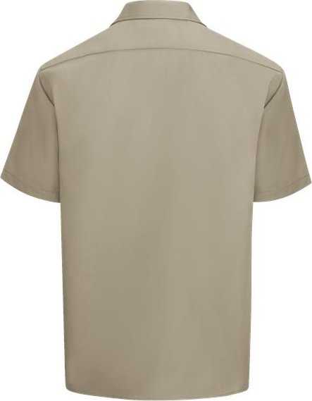 Dickies 2574L Short Sleeve Work Shirt - Long Sizes - Desert Sand - HIT a Double - 2