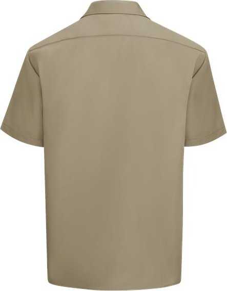 Dickies 2574L Short Sleeve Work Shirt - Long Sizes - Khaki - HIT a Double - 2