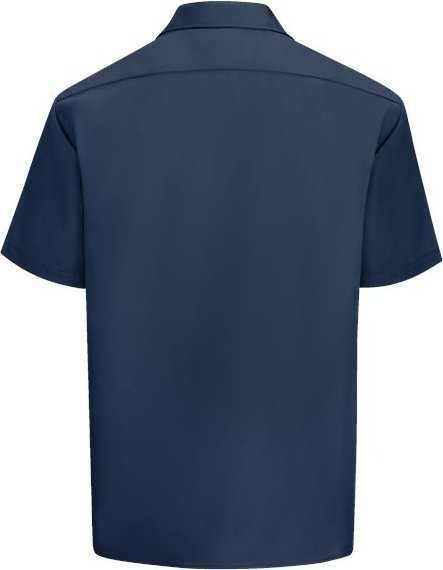 Dickies 2574L Short Sleeve Work Shirt - Long Sizes - Navy - HIT a Double - 2