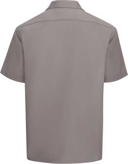 Dickies 2574L Short Sleeve Work Shirt - Long Sizes - Silver Gray - HIT a Double - 2