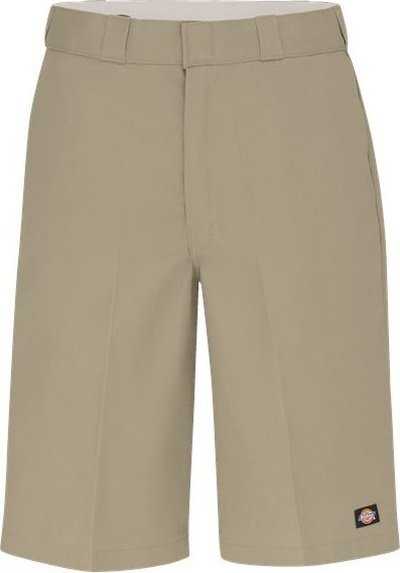 Dickies 4228EXT Multi-Pocket Work Shorts - Extended Sizes - Khaki - HIT a Double - 1