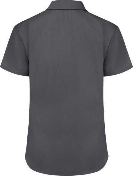 Dickies 5350 Women&#39;s Short Sleeve Industrial Work Shirt - Dark Charcoal - HIT a Double - 2