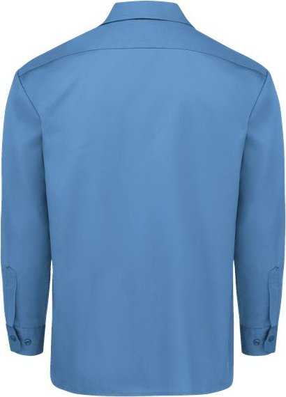 Dickies 5574 Long Sleeve Work Shirt - Gulf Blue - HIT a Double - 2
