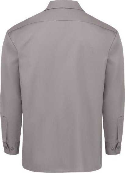 Dickies 5574 Long Sleeve Work Shirt - Silver Gray - HIT a Double - 2