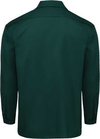 Dickies 5574L Long Sleeve Work Shirt - Long Sizes - Hunter Green - HIT a Double - 2