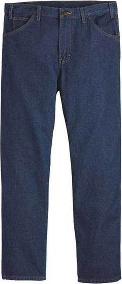 Dickies CR39ODD Industrial Relaxed Fit Jeans - Odd Sizes - Rinsed Indigo Blue - 34I - HIT a Double - 1