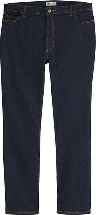 Dickies FW20 Women&#39;s Industrial 31&quot; Inseam 5-Pocket Flex Jeans - Indigo Blue - HIT a Double - 1