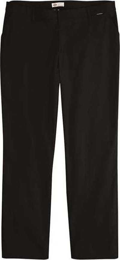 Dickies FW21 Women&#39;s Premium Flat Front Pants - Plus - Black - HIT a Double - 1