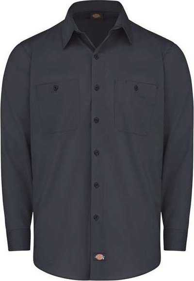 Dickies LL51L Industrial Worktech Ventilated Long Sleeve Work Shirt - Long Sizes - Dark Navy - HIT a Double - 1