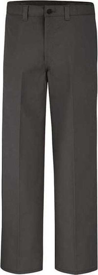 Dickies LP17EXT Industrial Flat Front Comfort Waist Pants - Extended Sizes - Dark Charcoal - 37 Unhemmed - HIT a Double - 1