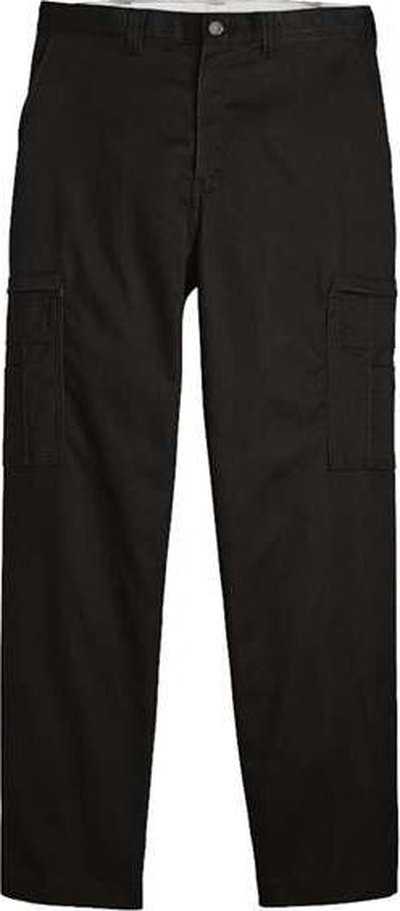 Dickies LP39ODD Industrial Cotton Cargo Pants - Odd Sizes - Black - 37 Unhemmed - HIT a Double - 1