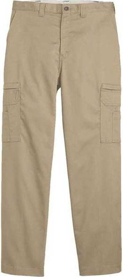 Dickies LP39ODD Industrial Cotton Cargo Pants - Odd Sizes - Desert Sand - 37 Unhemmed - HIT a Double - 1
