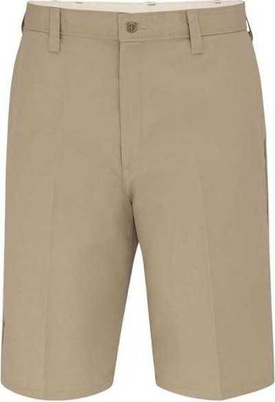Dickies LR30EXT 11&quot; Industrial Flat Front Shorts - Extended Sizes - Desert Sand - HIT a Double - 1