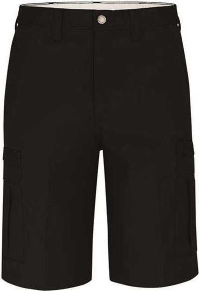 Dickies LR42ODD Premium 11&quot; Industrial Cargo Shorts - Odd Sizes - Black - HIT a Double - 1