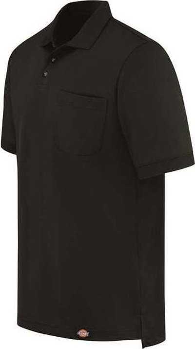 Dickies LS44 Performance Short Sleeve Work Shirt With Pocket - Black - HIT a Double - 2
