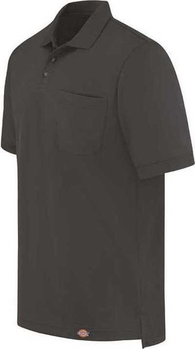 Dickies LS44 Performance Short Sleeve Work Shirt With Pocket - Dark Charcoal - HIT a Double - 2