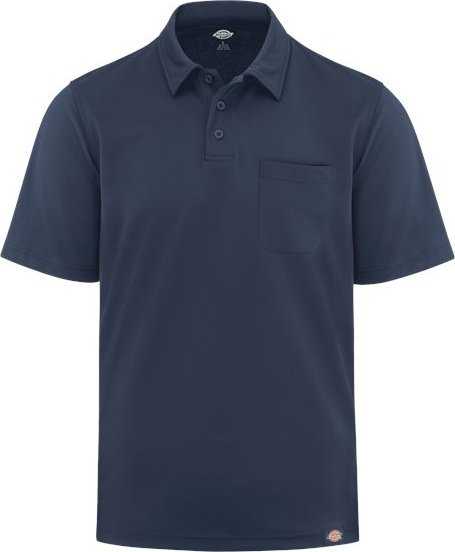Dickies LS44 Performance Short Sleeve Work Shirt With Pocket - Dark Navy - HIT a Double - 1
