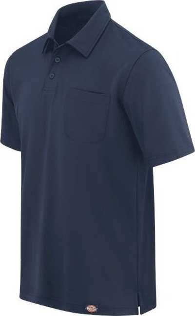 Dickies LS44 Performance Short Sleeve Work Shirt With Pocket - Dark Navy - HIT a Double - 2