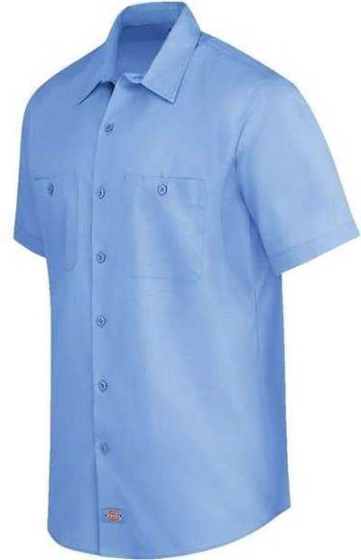Dickies LS51 Industrial Worktech Ventilated Short Sleeve Work Shirt - Light Blue - HIT a Double - 2
